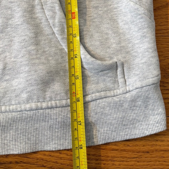 Lululemon Scuba Oversized 1/2 Zip Hoodie in Heathered Light Grey (Size XS/S) - Picture 9 of 12